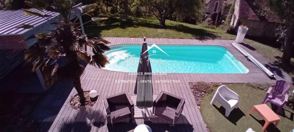 Vue sur la nature boisée, une belle terrasse sans vis à vis