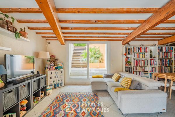 Maison de charme avec jardin surélevé en vallée du Grésivaudan