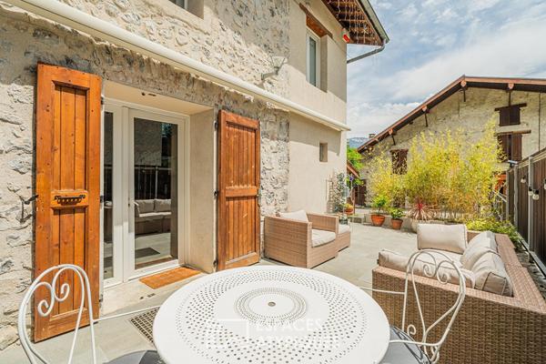 Maison de charme avec jardin surélevé en vallée du Grésivaudan