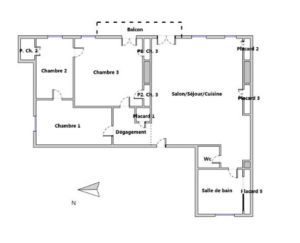 PREFECTURE-SUPERBE APPARTEMENT FAMILIAL