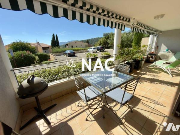 Grand T2 à vendre avec vue Mer situé en plein centre-ville de La Croix-Valmer