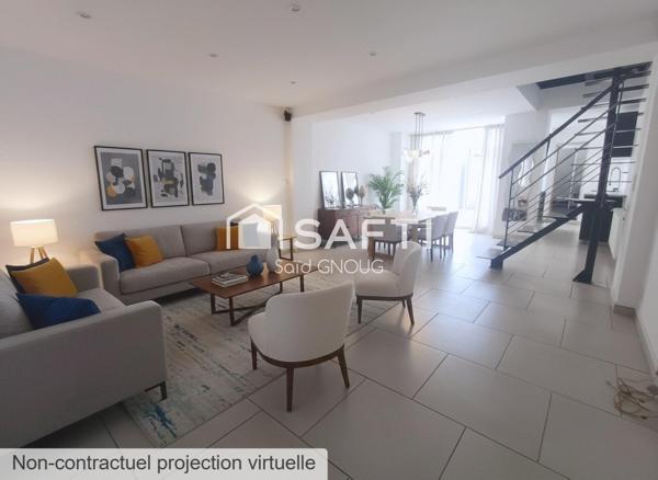 Charmante maison avec cour en hypercentre de Saint-Quentin – 84 m²
