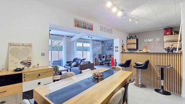 Maison T4 de 80m² avec deux extérieurs et un abris de rangement