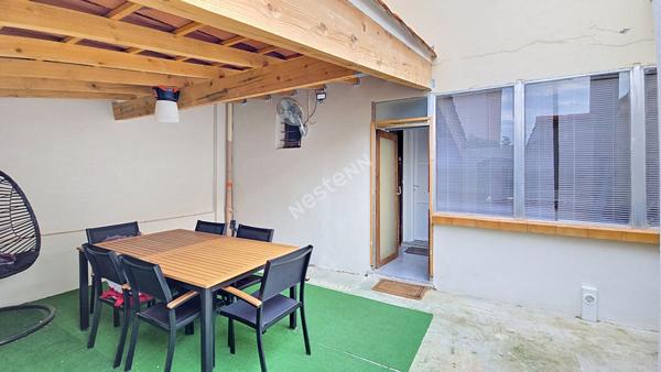 Maison T4 de 80m² avec deux extérieurs et un abris de rangement
