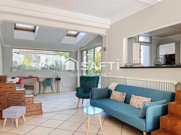 Maison 4 pièces de 85 m2 avec dépendance de 16 m2, jardin, garage, possibilité d'une 4ème chambre