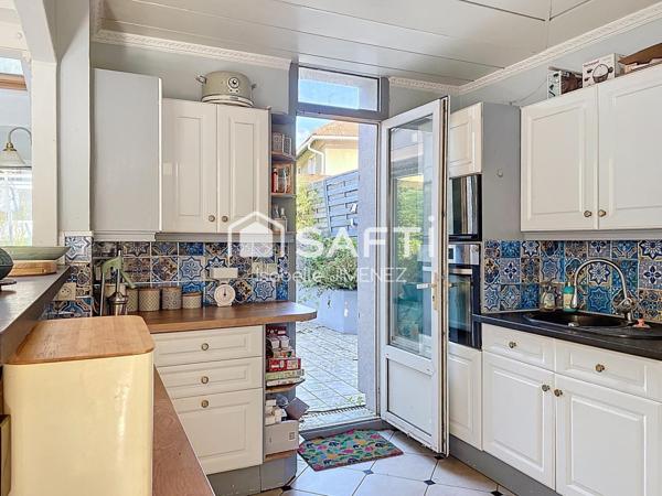 Maison 4 pièces de 85 m2 avec dépendance de 16 m2, jardin, garage, possibilité d'une 4ème chambre