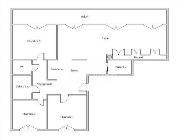 69100 VILLEURBANNE GRATTE-CIEL VENTE APPARTEMENT T4 3 CH 101m2 + GARAGE