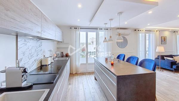 69100 VILLEURBANNE GRATTE-CIEL VENTE APPARTEMENT T4 3 CH 101m2 + GARAGE