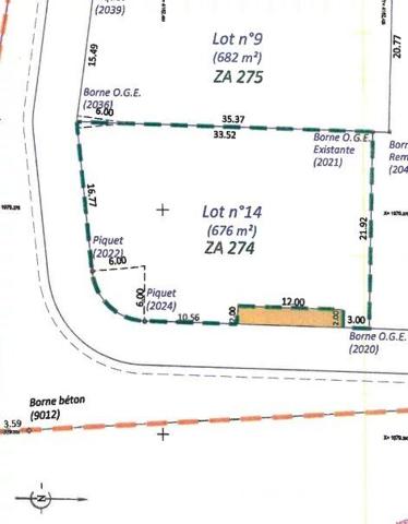 Vente Terrain 676 m2 à Châteauroux-les-Alpes