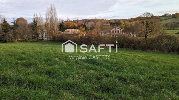 Terrain à bâtir 1542 m2 - borné - non viabilisé