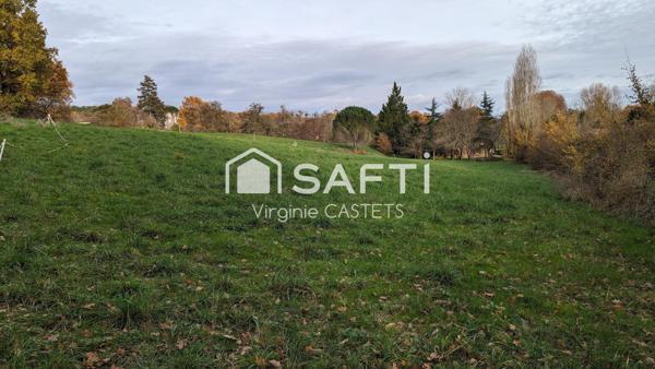 Terrain à bâtir 1542 m2 - borné - non viabilisé