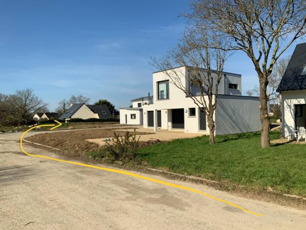 Un terrain constructible à proximité des plages du Cabellou