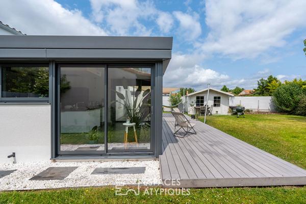 Maison de plain-pied rénovée avec jardin