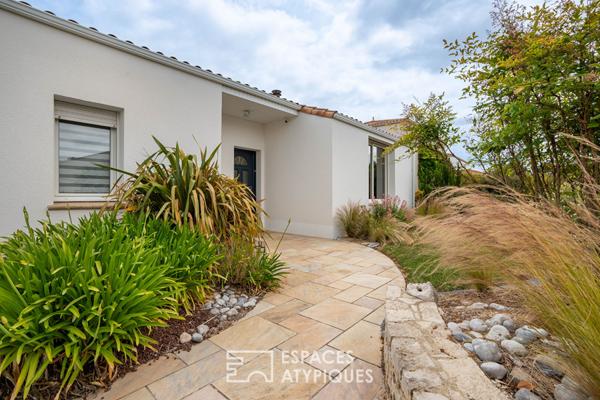 Maison de plain-pied rénovée avec jardin