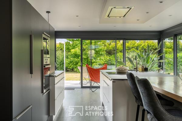 Maison de plain-pied rénovée avec jardin