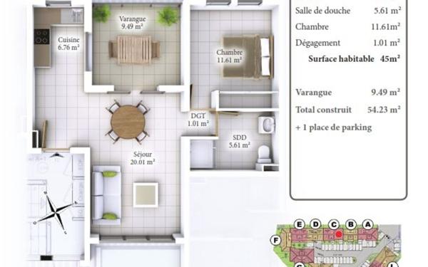 Appartement à vendre