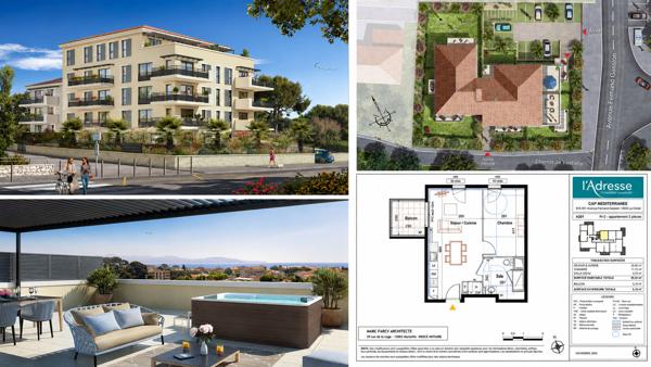 Appartement La Ciotat - 2 pièces - 40 m2