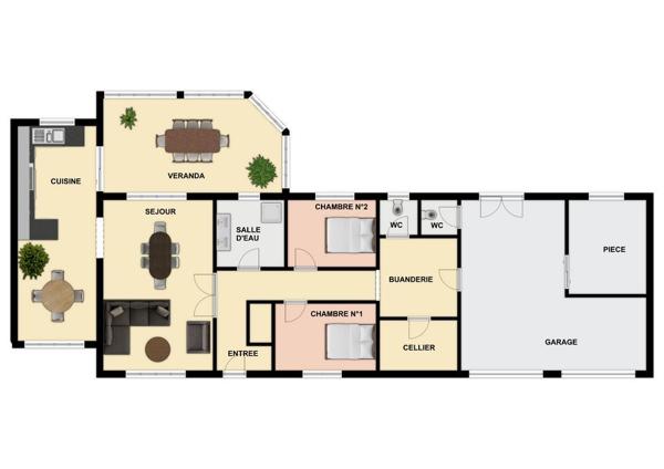 Maison 145 m² à Dangé-Saint-Romain 86220