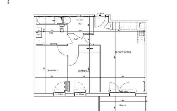 Appartement à vendre    3 pièces •  Dax