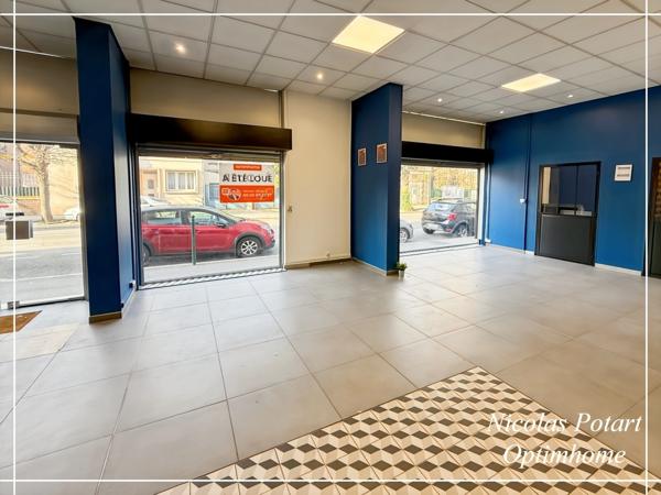 Belle visibilité commerciale – Local de 97 m² secteur Petit Margny, proche Gare