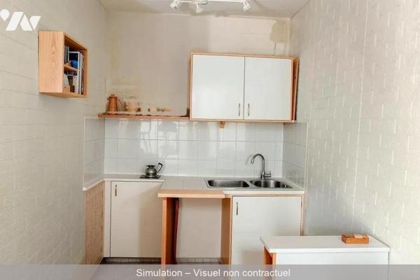 A vendre à PESSAC (33600), secteur universitaire, un appartement de type T1 de 28m², comprenant...