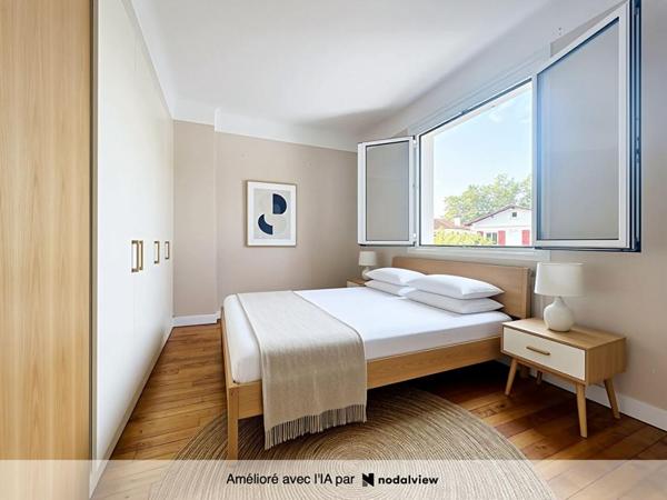 Ascain , Appartement 73 m2 avec garage, parking et jardin