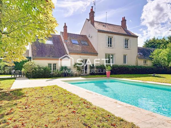 Demeure de charme de 186m² environ avec un parc arboré sans vis-à-vis