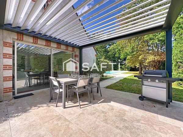 Demeure de charme de 186m² environ avec un parc arboré sans vis-à-vis