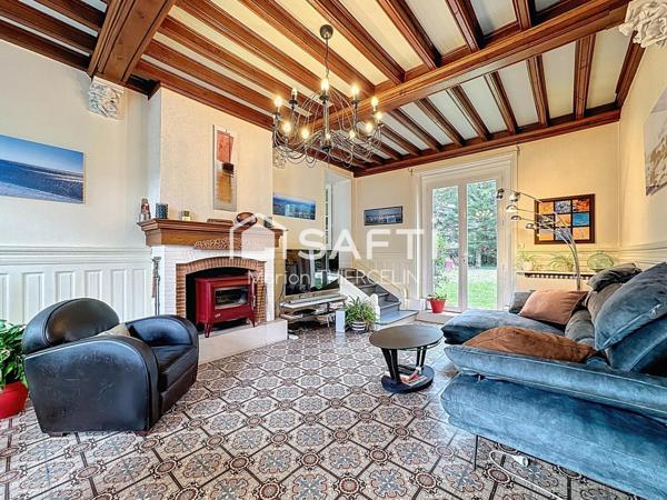 Demeure de charme de 186m² environ avec un parc arboré sans vis-à-vis