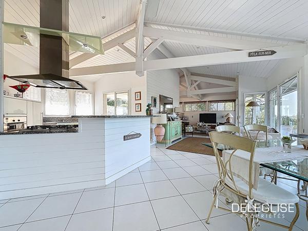 Ref. 1658 : Vue Panoramique Bassin – Pyla sur Mer – Villa avec piscine