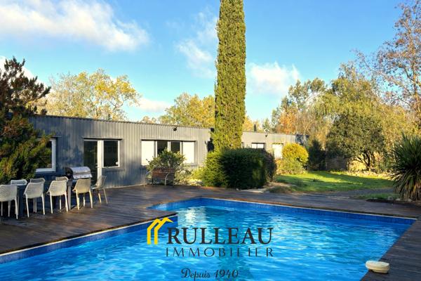 Maison contemporaine atypique 311 m² avec parc 1 ha, piscine et studio indépendant – Idéale grande famille, ac Détails des diagnostics énergétiques