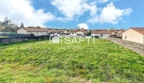 Terrain plat viabilisé proche tous commerces