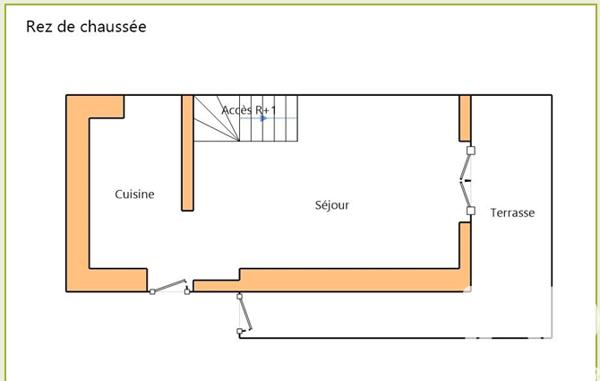 Location maison 3 pièces 65 m² La Tour-du-Crieu