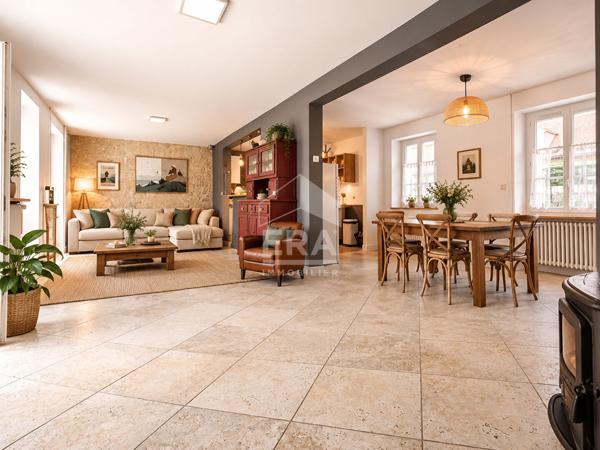 Longère de charme à Chaingy ? 4 chambres (2 en RDC) - jardin 1 500 m² ? DPE D