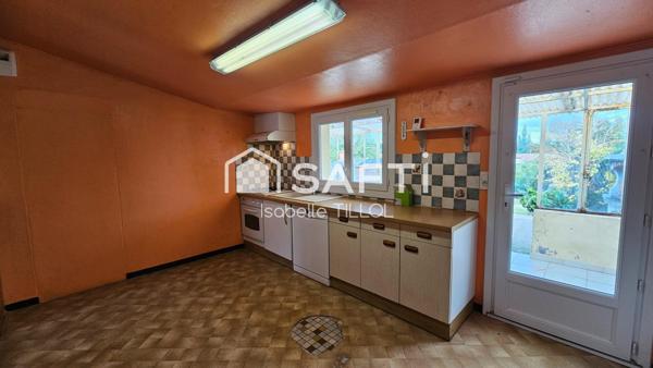 Maison de plain pied avec jardin