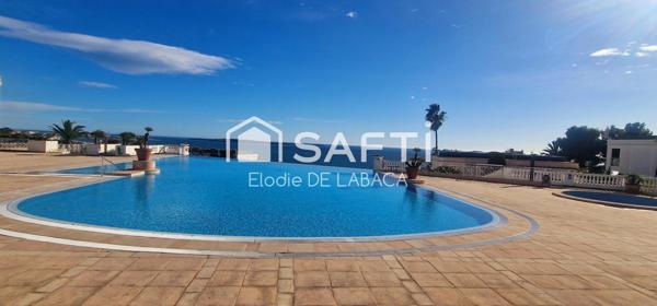 2/3PIECES VILLA FRANCIA 39M2+TERRASSE 13M2 VUE MER