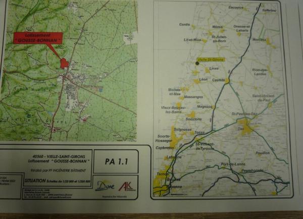 Terrain à vendre    Vielle-Saint-Girons