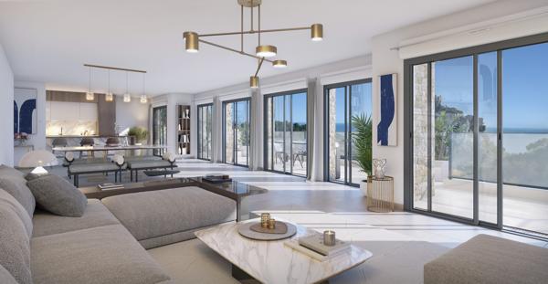 Eze, Exceptionnelle Villa-sur-le-Toit, 4 pièces avec Vue Mer et Piscine Privative