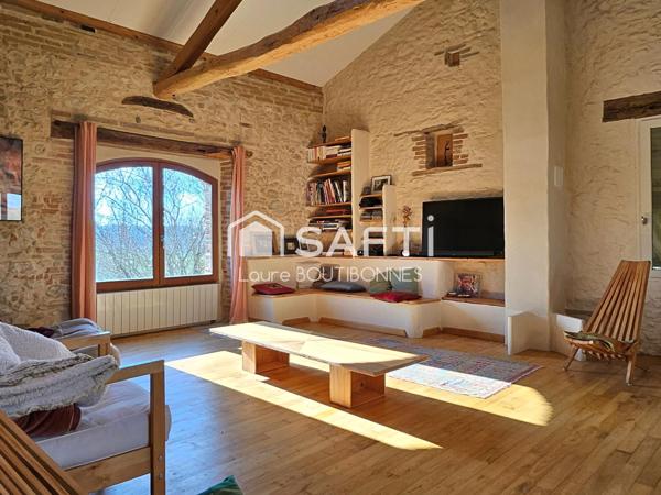 Corps de ferme rénové avec vue dégagée