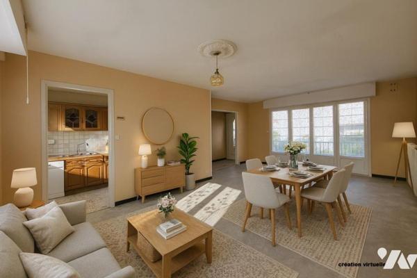 QUARTIER NEUFCHATEL - maison de plain pied sur sous sol complet