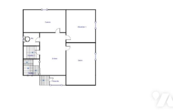 Maison ancienne de caractère à rénover complétement sur un terrain de 536m² avec garage attenant