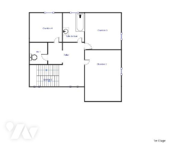 Maison ancienne de caractère à rénover complétement sur un terrain de 536m² avec garage attenant