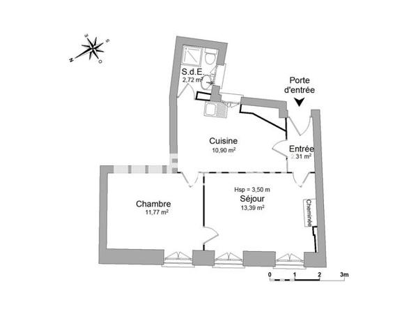 Location Appartement 2 pièces 41.09 m² - 12 RUE PORTE DE LA MONNAIE Bordeaux 33000