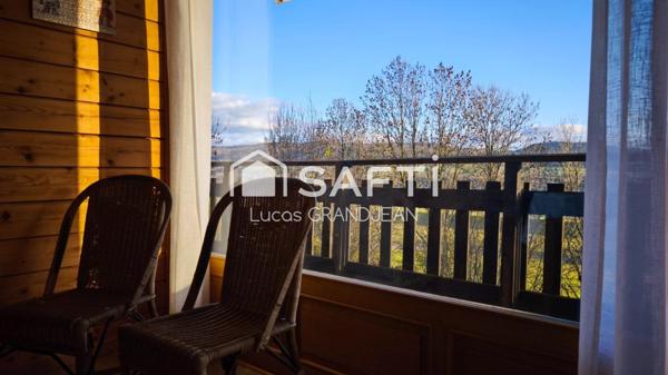 Chalet jurassien plein sud avec vue ouverte