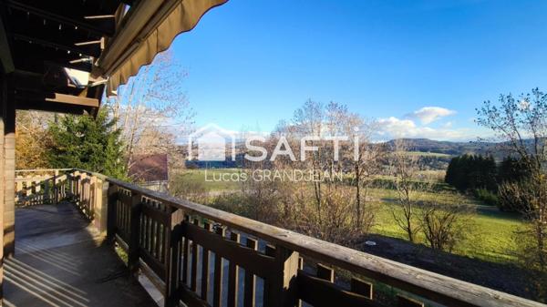 Chalet jurassien plein sud avec vue ouverte