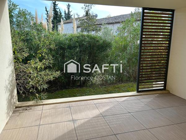 Appartement T3/T4 avec terrasse et jardinet dans résidence de standing