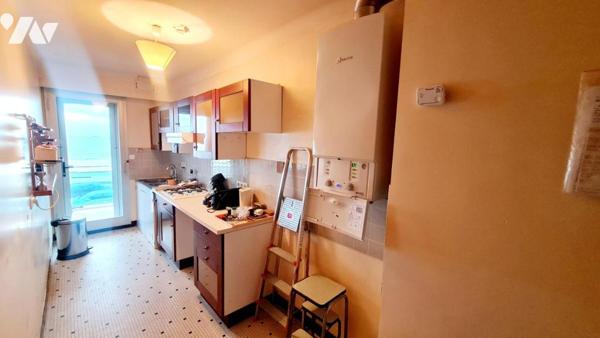 Appartement vue Mer / 2ch + bureau / 2 parkings + cave