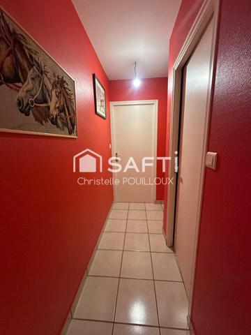 Maison de plain-pied, 2 chambres, jardin clos + terrains