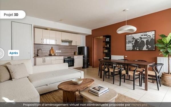 Appartement 189 792 € Bordeaux 2 p 47 m² DPE B