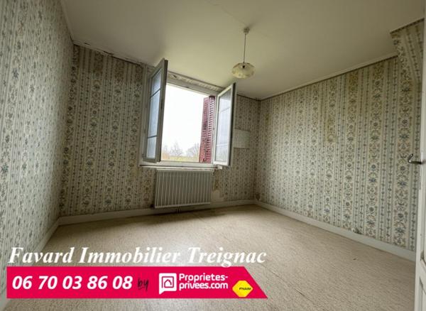 Maison à rénover, grand terrain constructible, secteur calme, 19370 Chamberet
